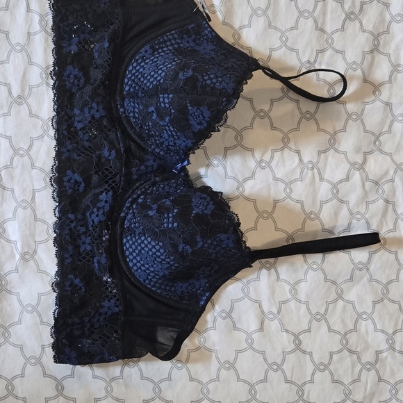 Adore Me Elegant Navy Lace Bralette - Picture 3 of 3